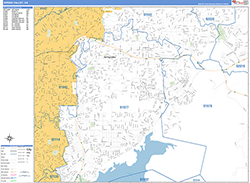 Spring Valley Wall Map Basic Style 2026